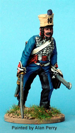 Perry Miniatures 40mm PE69 Hussard français figurine métal sabre
