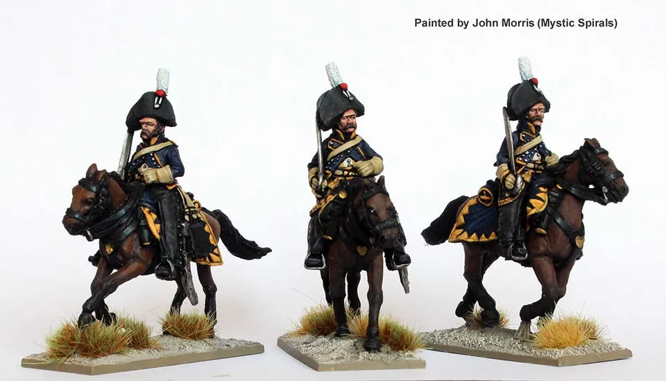 Perry Miniatures Napoleonic SWED 6 figurines dragons finlandais galop