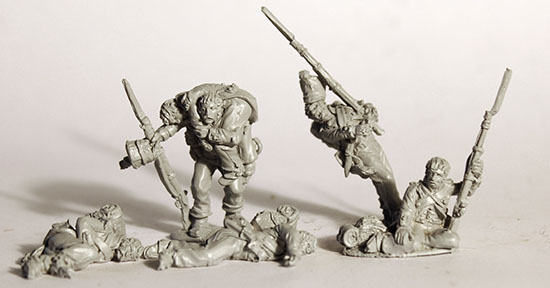 Perry Miniatures Napoleonic FN 163 figurine blessés français 1812