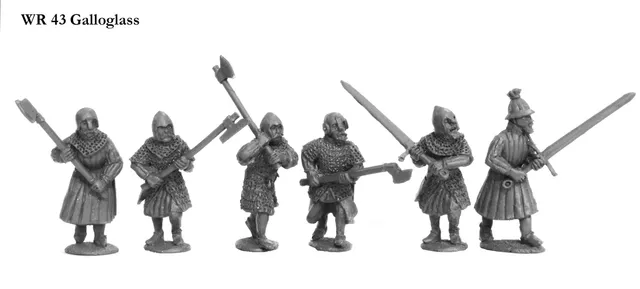 Perry Miniatures War of the Roses WR 43 figurines galloglass 28 mm