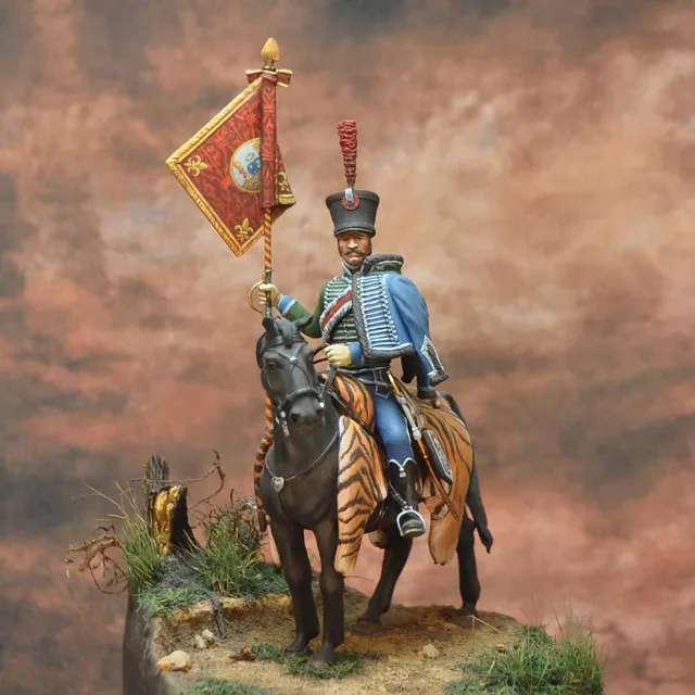 ART GIRONA Napoleonic Spanish Hussars 1808 figurine
