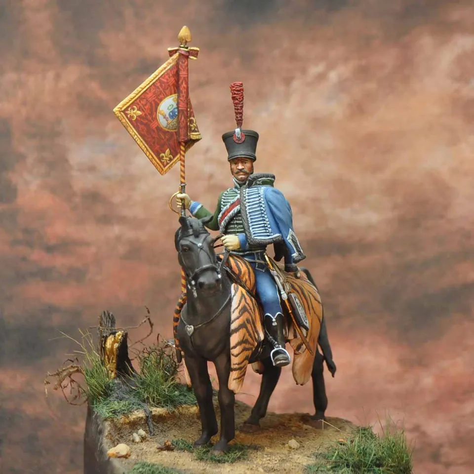 ART GIRONA Napoleonic Spanish Hussars 1808 figurine