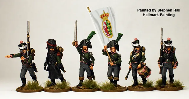Perry Miniatures Napoleonic NCR 24 figurines commandement Anhalt 28mm