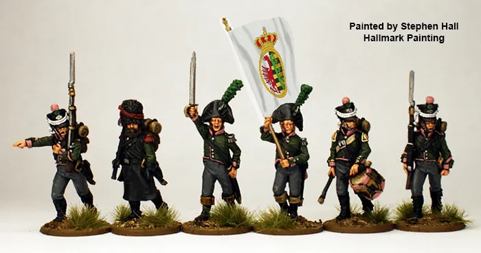 Perry Miniatures Napoleonic NCR 24 figurines commandement Anhalt 28mm