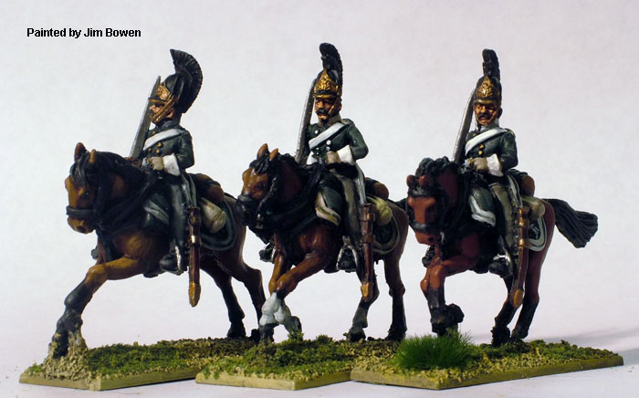 Perry Napoleonic RN 29 dragons russes figurines galop