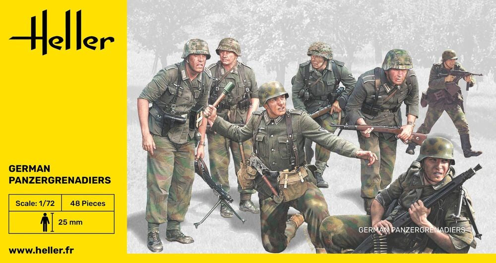 Heller Historical Collection Panzergrenadiers figurines 1/72