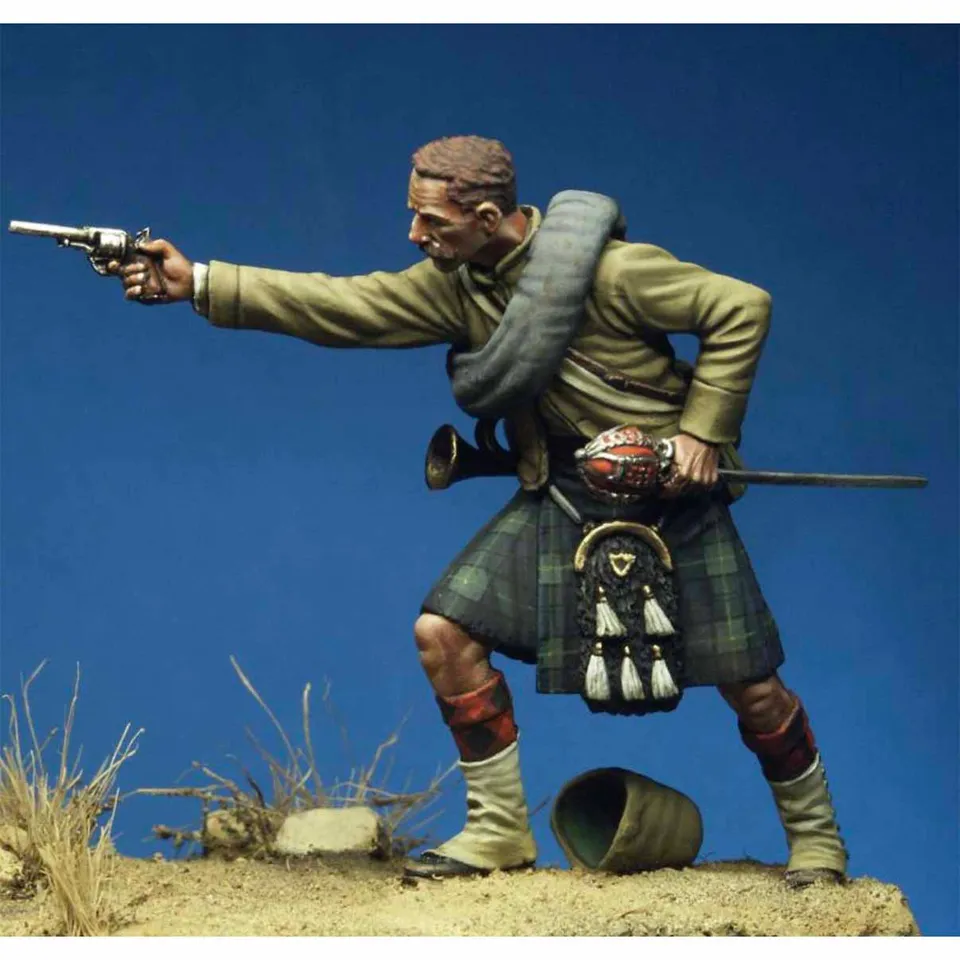 ART GIRONA Miniatures 92 Gordon Highlanders figurine 54mm bugler 1880
