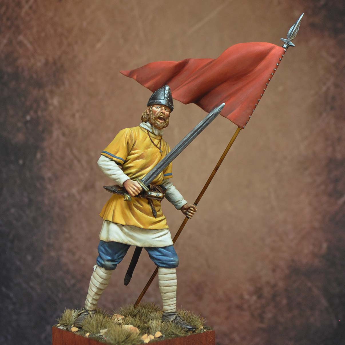 Art Girona 70mm Porte-étendard du Cid XIe figurine