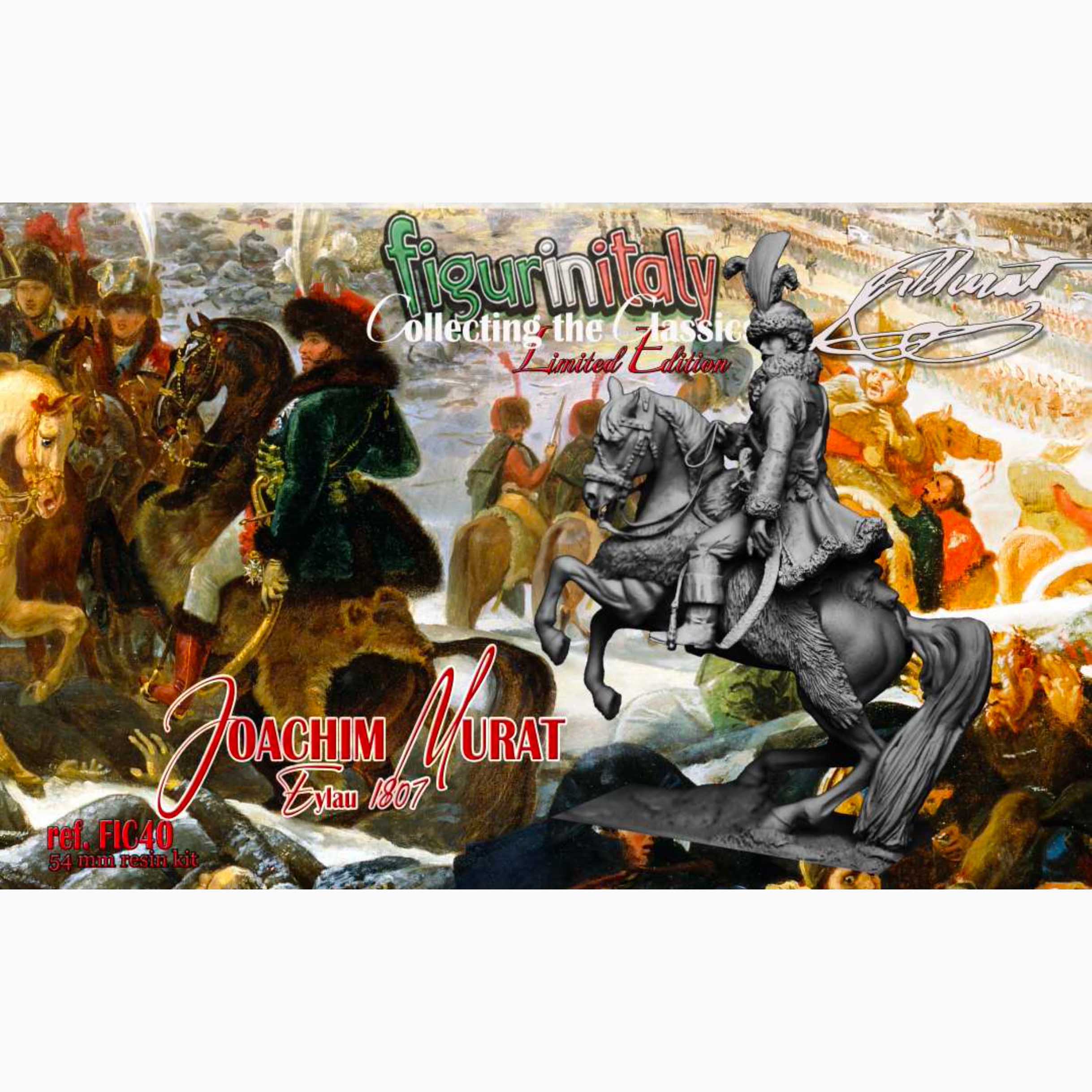 ART GIRONA Miniatures Murat Eylau 1807 figurine 54 mm