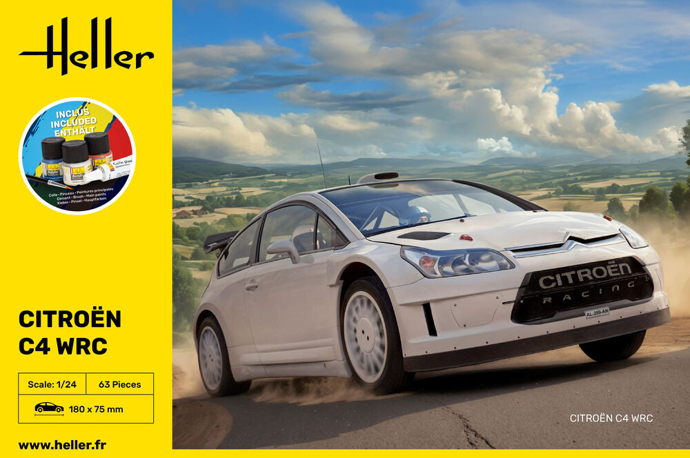Heller Starter Kit Citroën C4 WRC maquette 1/24 complète