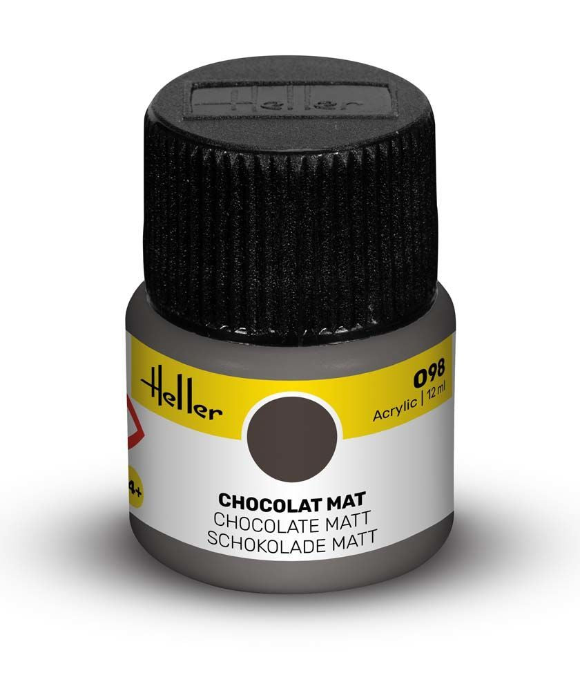 Heller Historical Collection 098 peinture acrylique chocolat mat