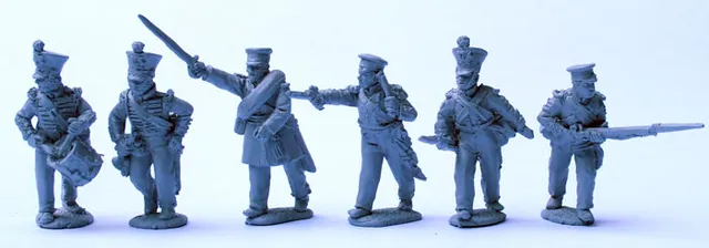 Perry Miniatures Carlist War ISA 60 figurines Royal Marine command