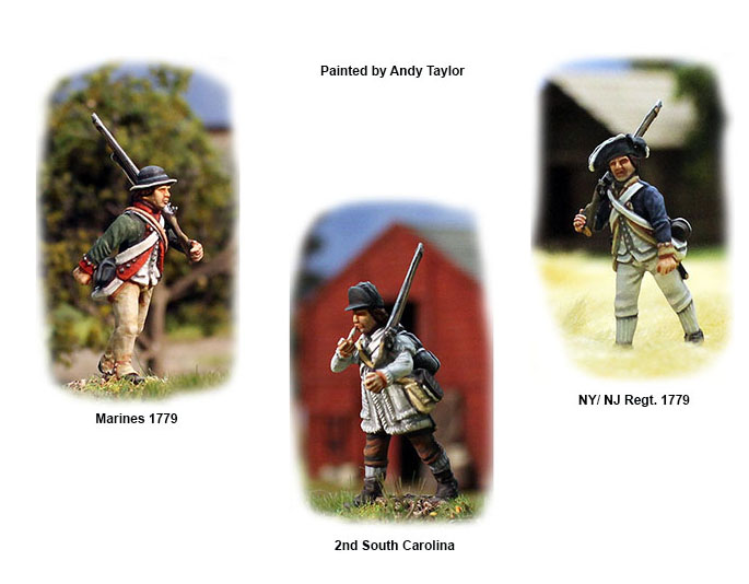 Perry AW 250 Continental Infantry boîte figurines 38 pièces 1776-1783