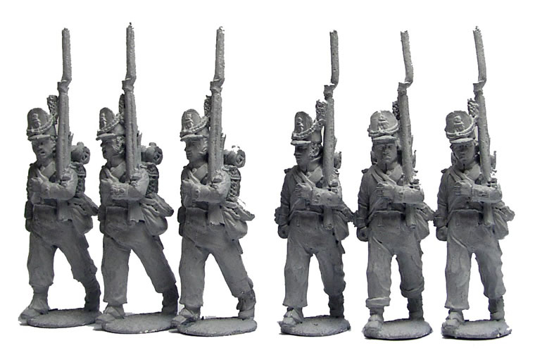 Perry Miniatures Napoleonic DB17 figurines 28mm infanterie belge attaque