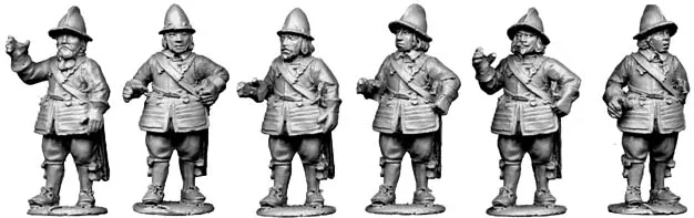 Perry ECW4 figurine piquier cuirassé debout tassets 28mm