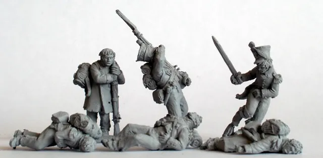 Perry Miniatures Napoleonic FN16 figurines ligne blessés