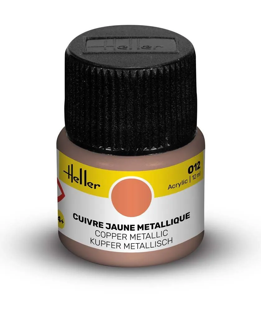 Heller Historical Collection 012 cuivre jaune peinture acrylique