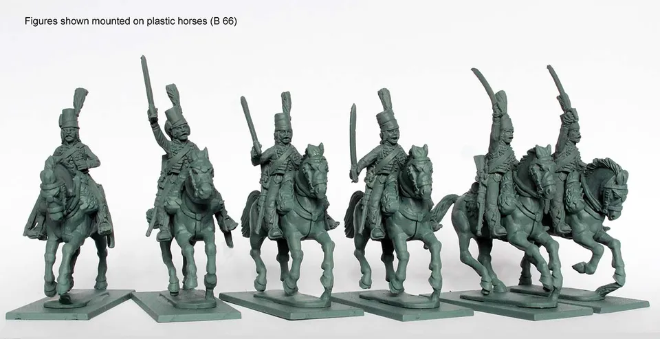 Perry Miniatures REVF 27 figurines chasseurs cheval attaque