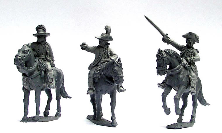 Perry Miniatures AW47 officiers montés figurines indépendance US