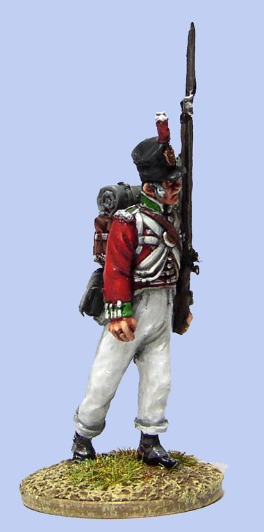 Perry Miniatures 40mm Ranges PE23 Fantassin Figurine 4 têtes