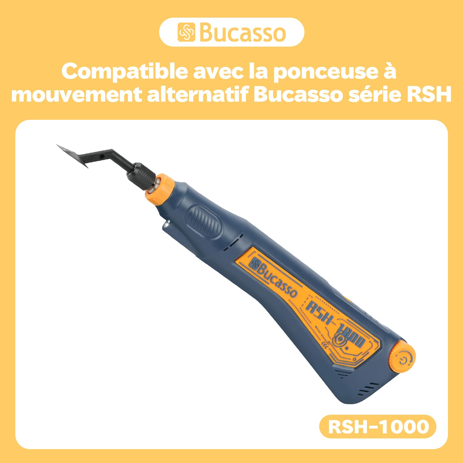 Bucasso RSH-1000 têtes de ponçage rechange x6