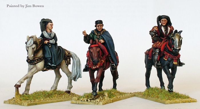 Perry War Roses WR2 Lancastre figurines commandement monté