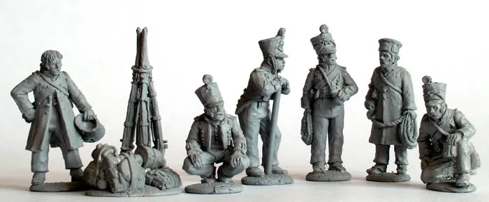 Perry Miniatures Napoleonic FN20 figurines artilleurs au repos 28mm