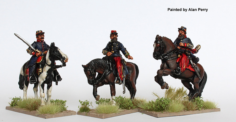 Perry Triple Alliance TA 50 Officiers figurines 28mm montés
