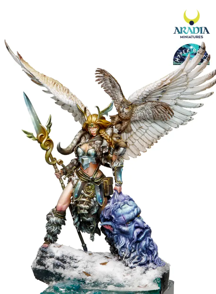 Aradia Hyperborea Hilda figurine 75 mm résine à peindre