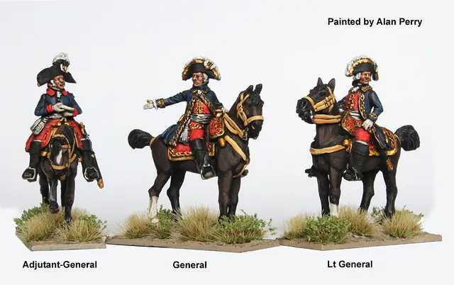 Perry Miniatures Napoleonic SAX 35 figurines état-major saxon