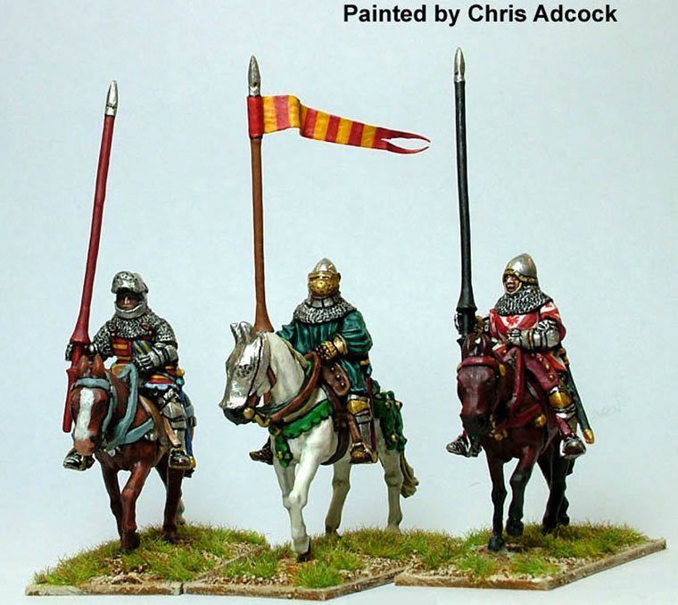 Perry Agincourt AO12 hommes d'armes montés figurines 28mm