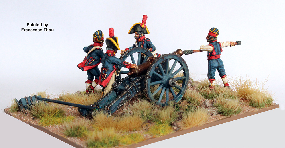 Perry Miniatures Napoleonic SPA 35 figurines artillerie 8 pdr