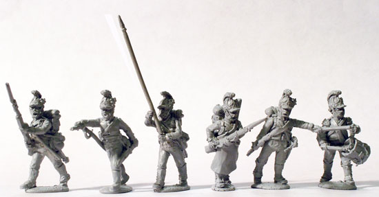 Perry Miniatures Napoleonic AN 25 figurines infanterie casques