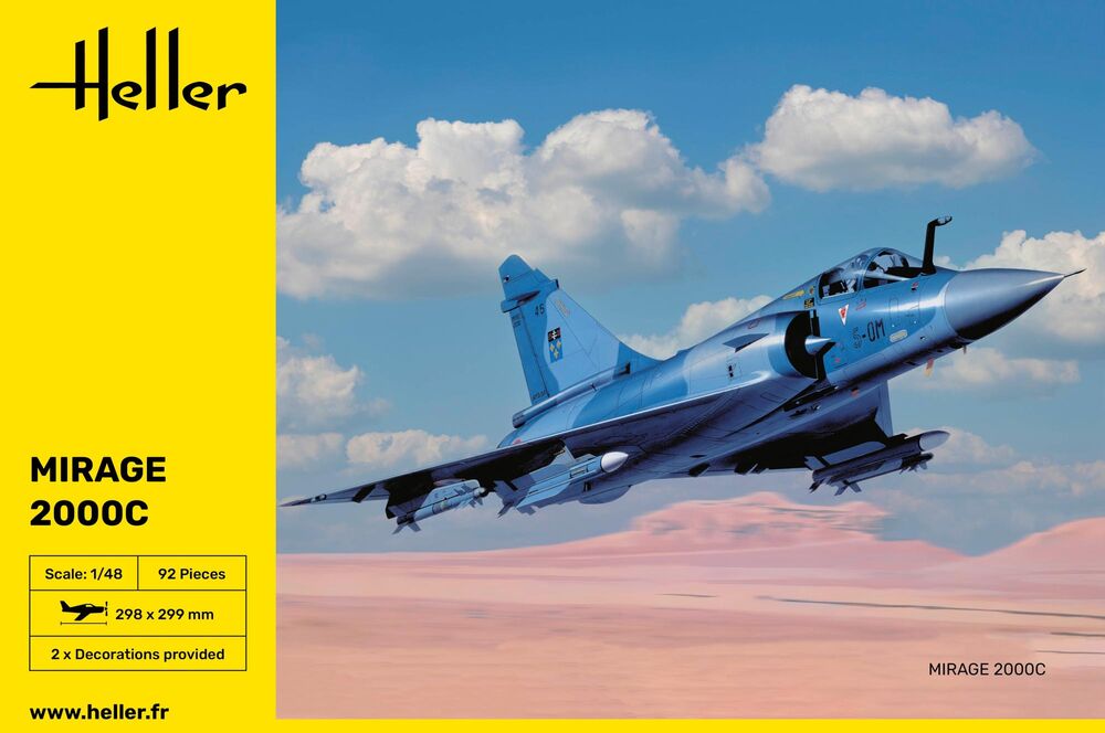 Heller Historical Collection Mirage 2000 C 1/48 maquette avion