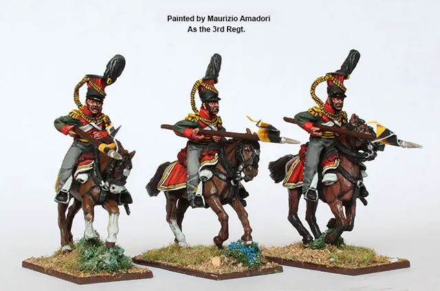 Perry Miniatures Napoleonic AN55 figurines uhlans chargeant