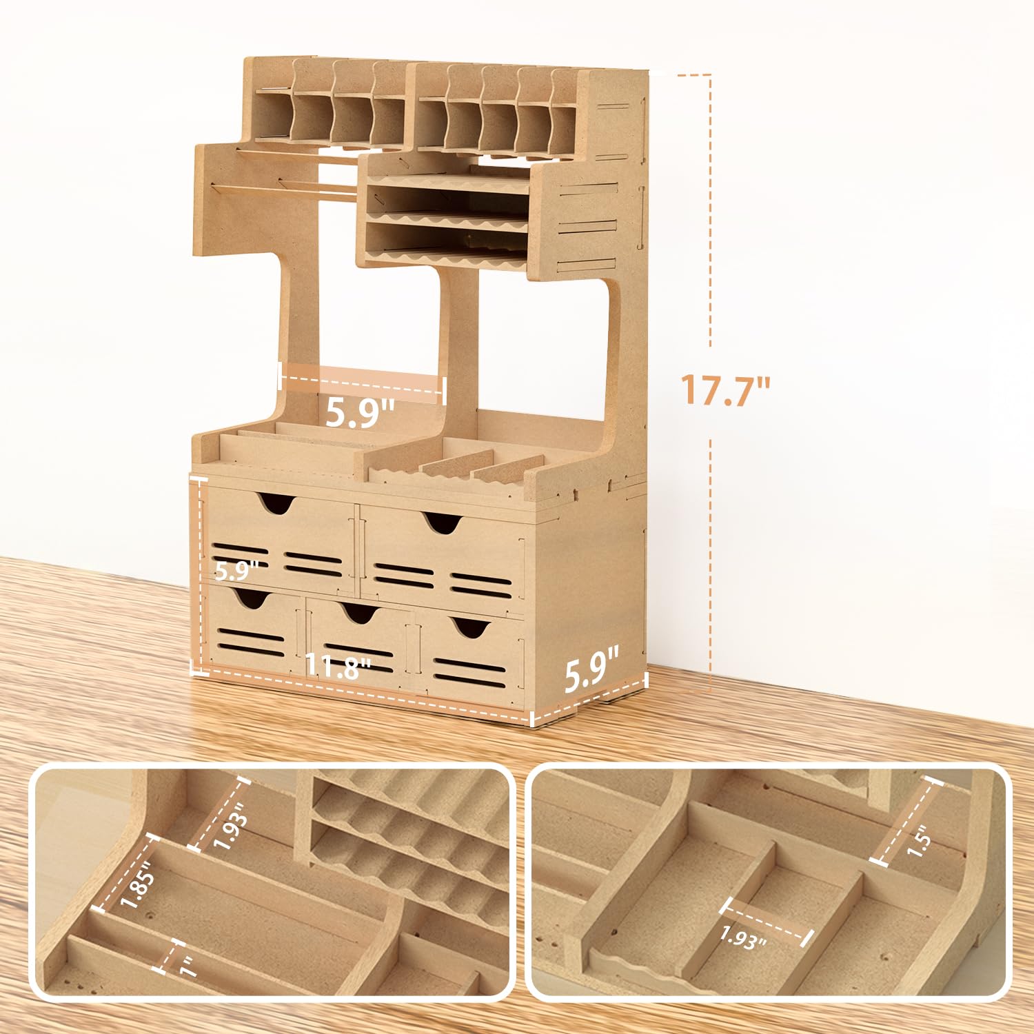 Bucasso Hobby Organizer Set GK Plus station atelier MDF