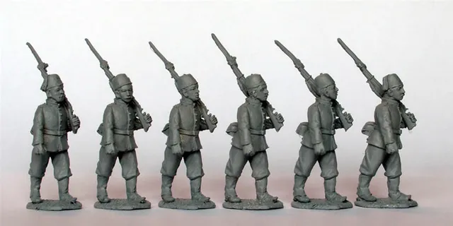 Perry Sudan SB50 infanterie égyptienne figurines marche