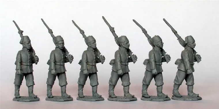 Perry Sudan SB50 infanterie égyptienne figurines marche