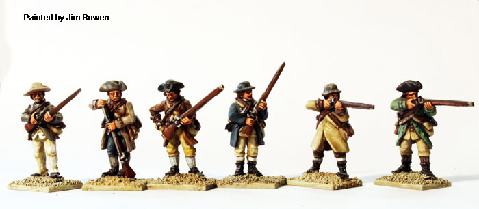 Perry Miniatures AW 175 Milice du Nord tir figurines