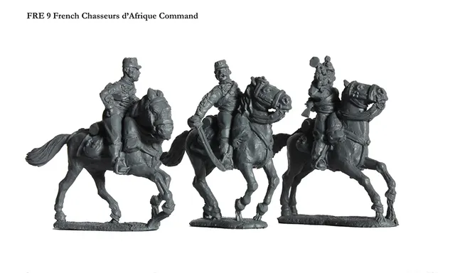 Perry Miniatures FRE 9 Chasseurs d’Afrique figurines commandement
