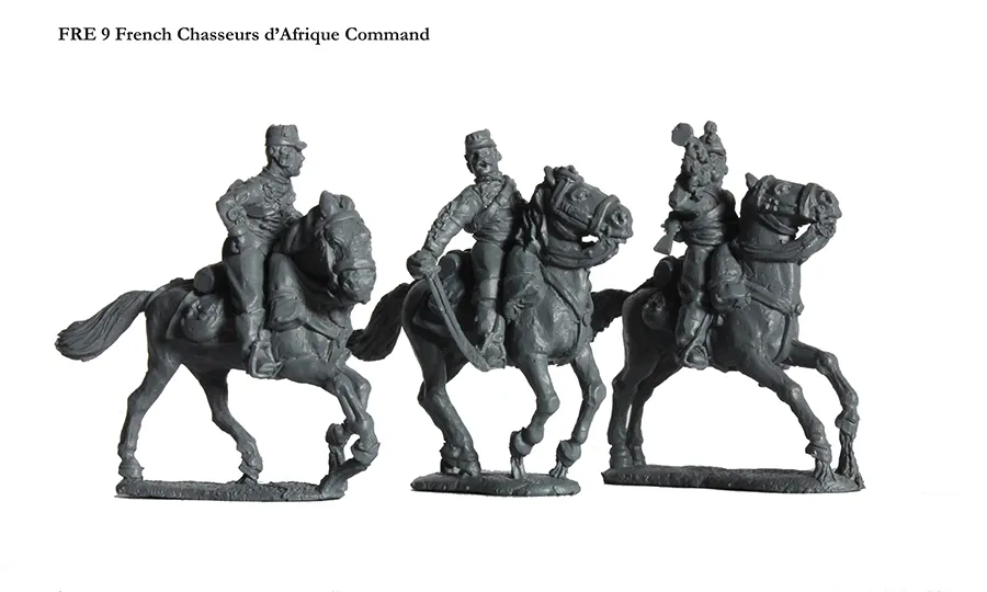 Perry Miniatures FRE 9 Chasseurs d’Afrique figurines commandement