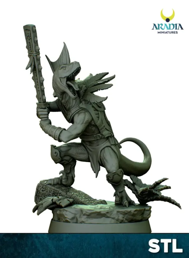 Aradia Minis Classic Fantasy Raptash fichier STL impression