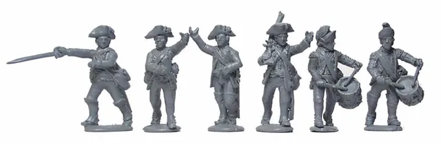 Perry AWI AW65 commandement britannique Saratoga figurines