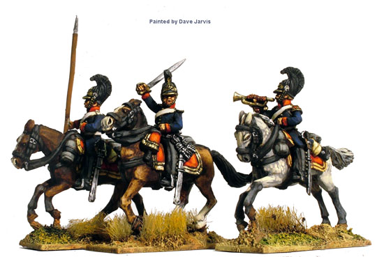 Perry Napoleonic PN15 Cuirassiers figurines galop Litewka