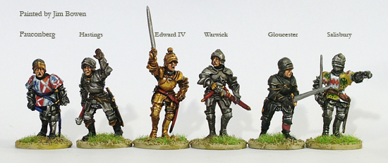 Perry Miniatures War of the Roses WR13 commandement yorkiste figurines 28mm