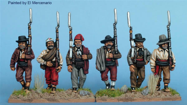 Perry Miniatures Carlist War CAT27 volontaires figurines métal marche