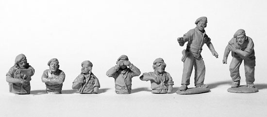 Perry Miniatures World War 2 WW8 équipage char bérets 28mm