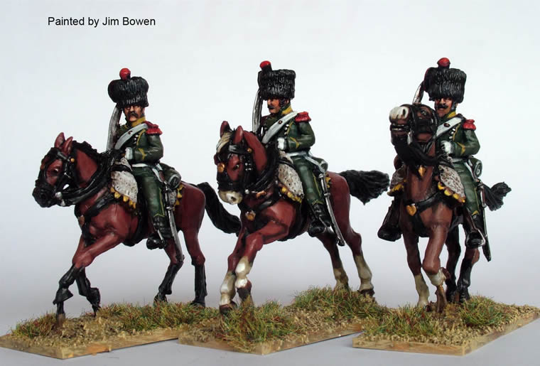 Perry Napoleonic FN43 chasseurs à cheval figurines 28mm galop