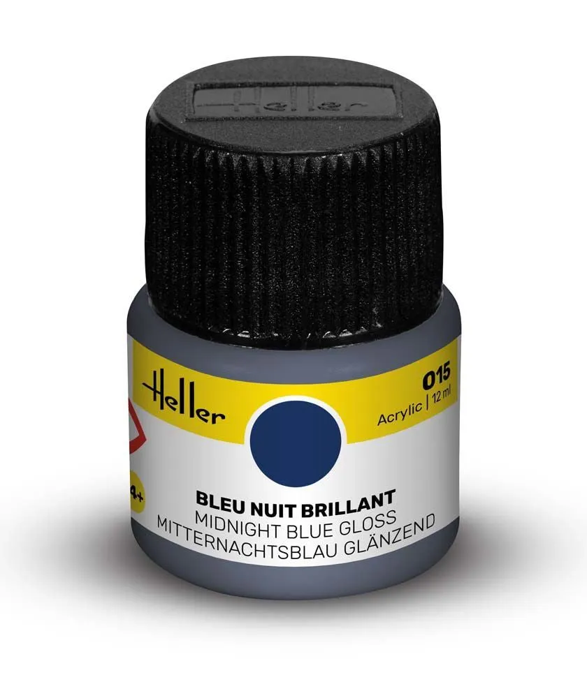 Heller Historical Collection Peinture Acrylique 015 Bleu Brillant