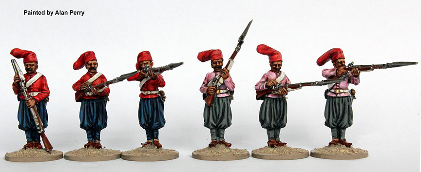 Perry OT 4 Nizam-i-Cedid Ligne de Tir figurines napoléonien